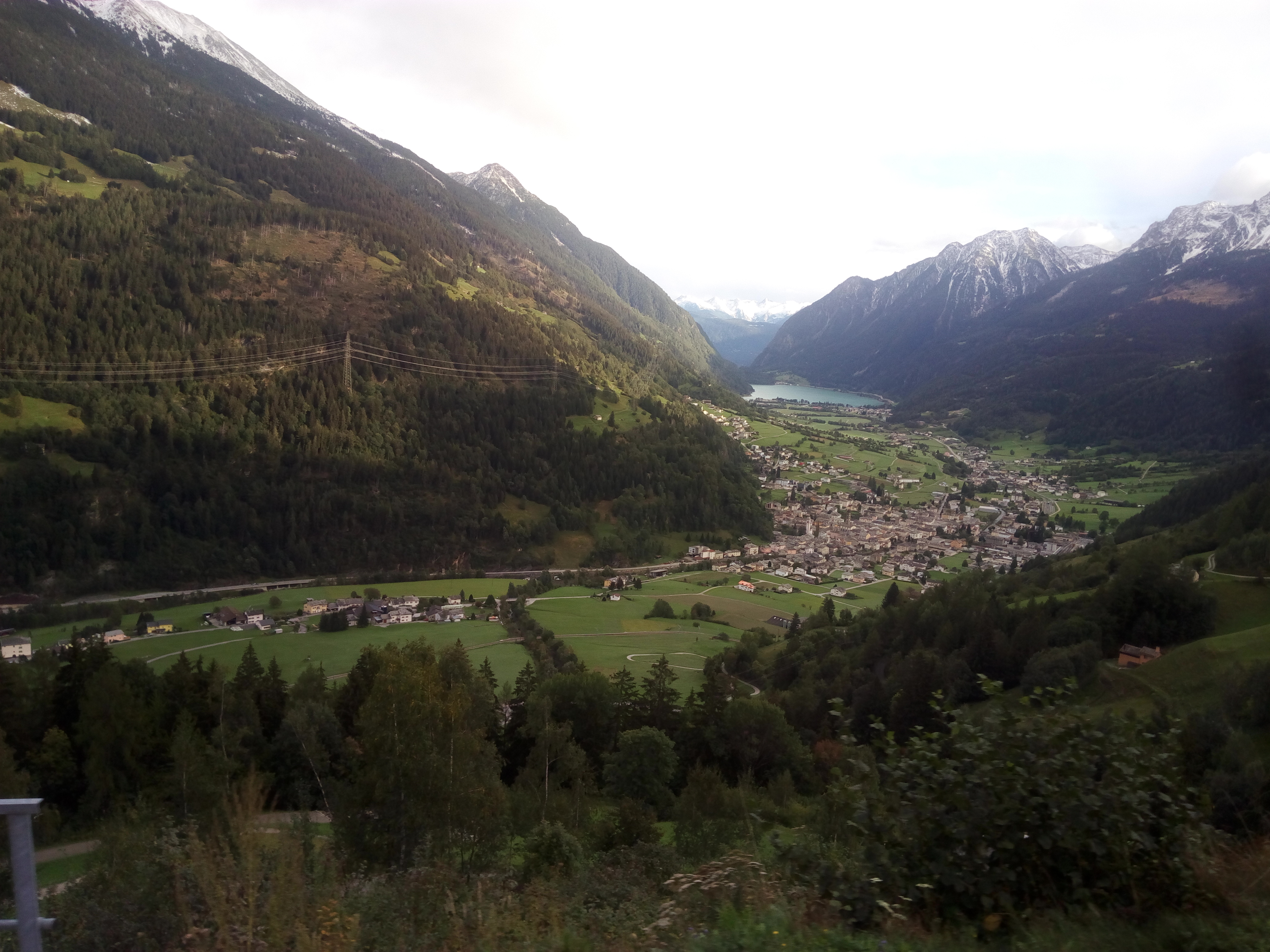 Poschiavo, Hauptstadt des Puschlav mit dem Puschlaversee